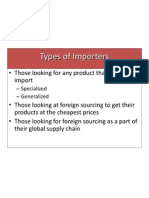 Types of Importers