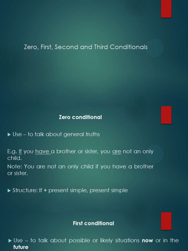 All Conditionals | PDF