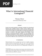 What is International Financial Contagion