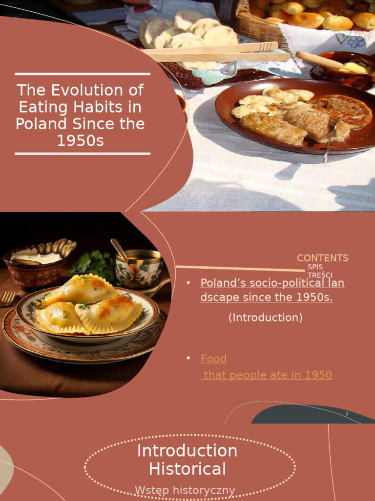 The Evolution of Eating Habits in Poland Since | PDF