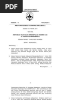 Peraturan Daerah Nomor 10 Tahun 2010 Tentang Retribusi Parkir