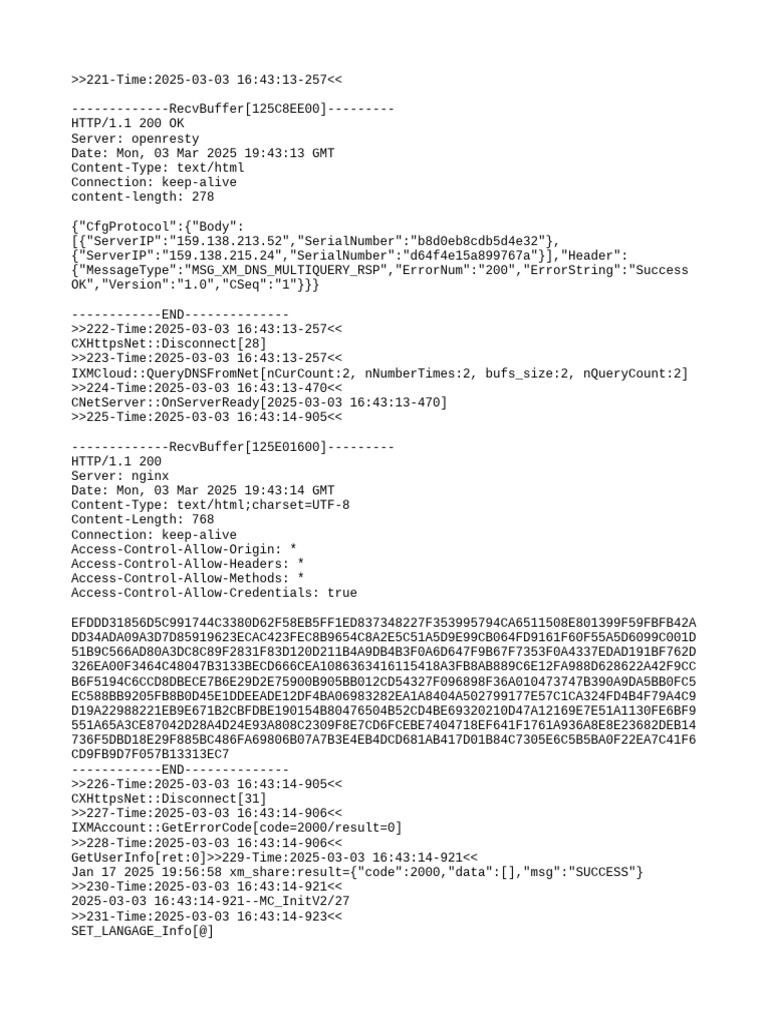 DNS Multiquery Response Log | PDF