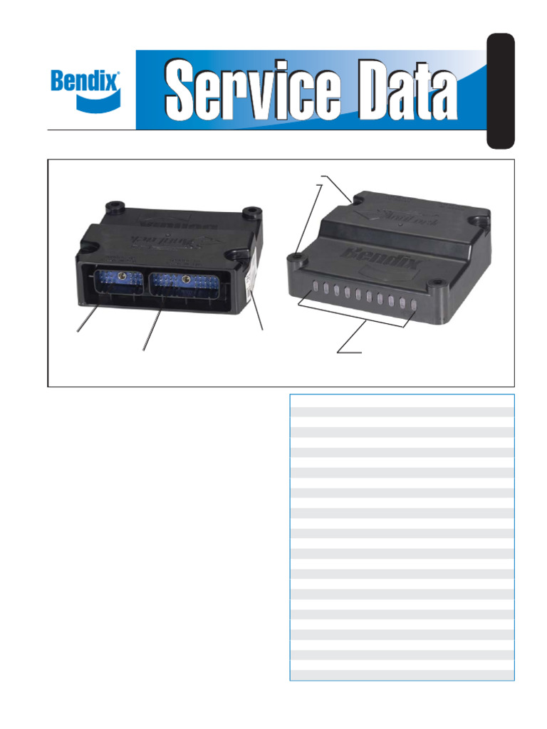 Bendix EC-30™ ABS/ATC Controller Guide | PDF | Anti Lock Braking System ...
