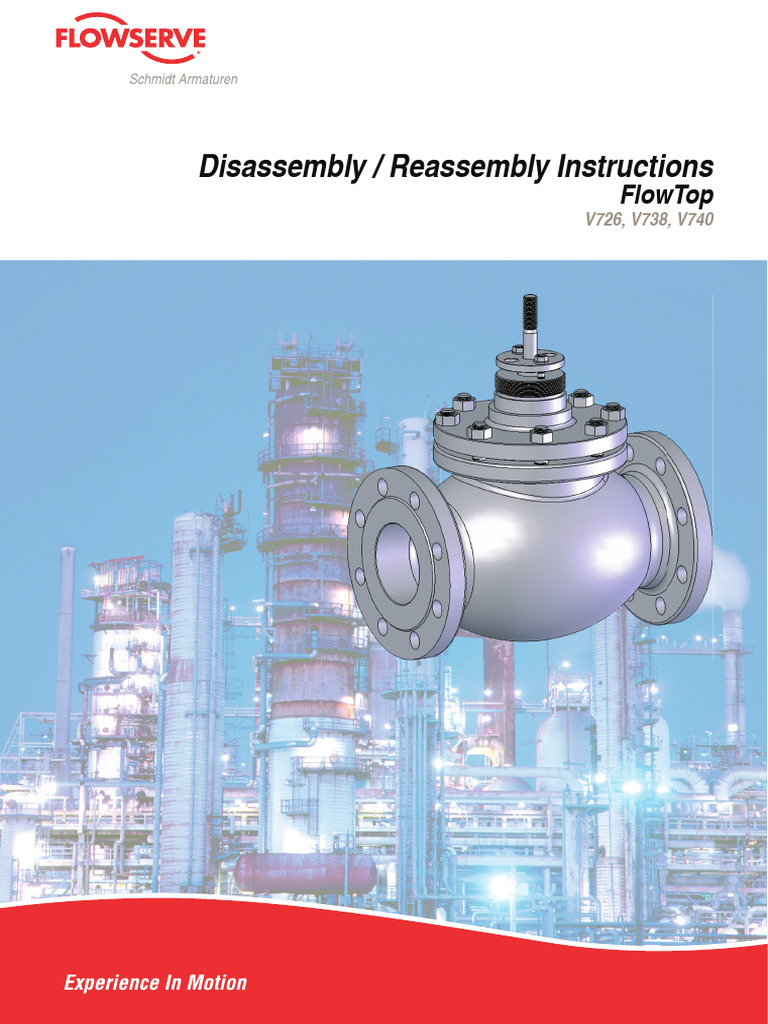 FlowTop Valve Disassembly Guide | PDF | Nut (Hardware) | Screw