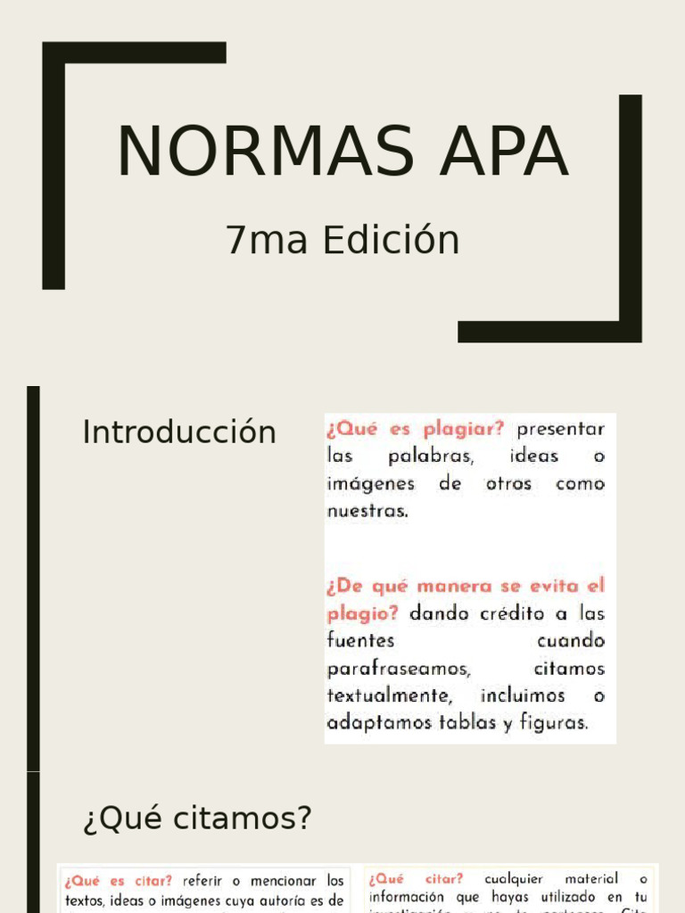 Normas APA 7ma Edición: Guía Completa | PDF