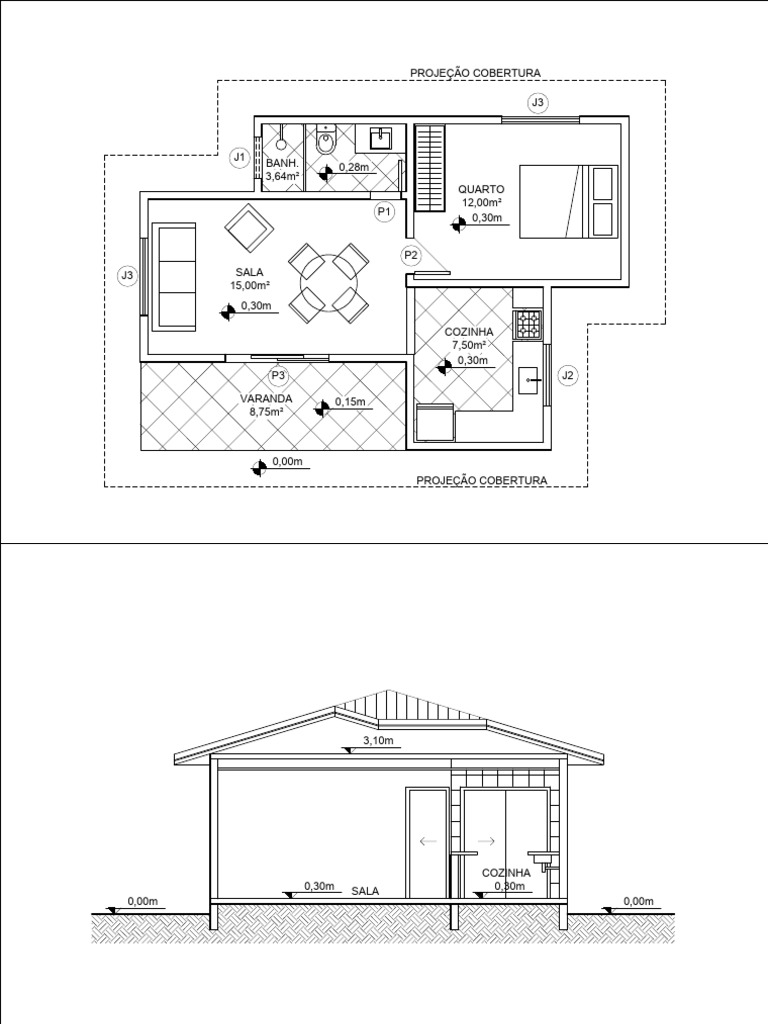 Dimensões de Ambientes Residenciais | PDF