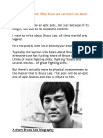 Learn From a Legend- Bruce Lee