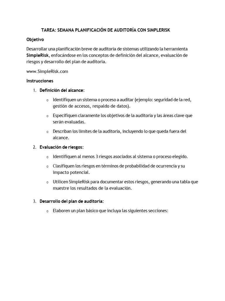 Planificación de La Auditoria | PDF | Auditoría | Planificación