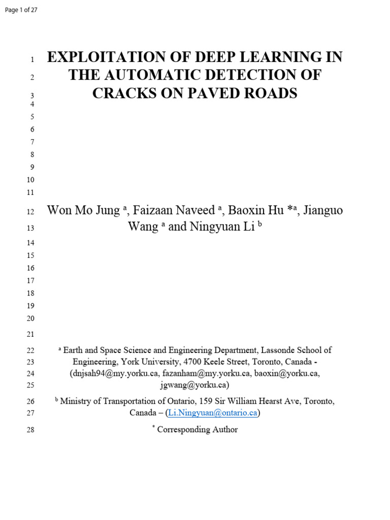 Deep Learning for Pavement Crack Detection | PDF | Artificial ...