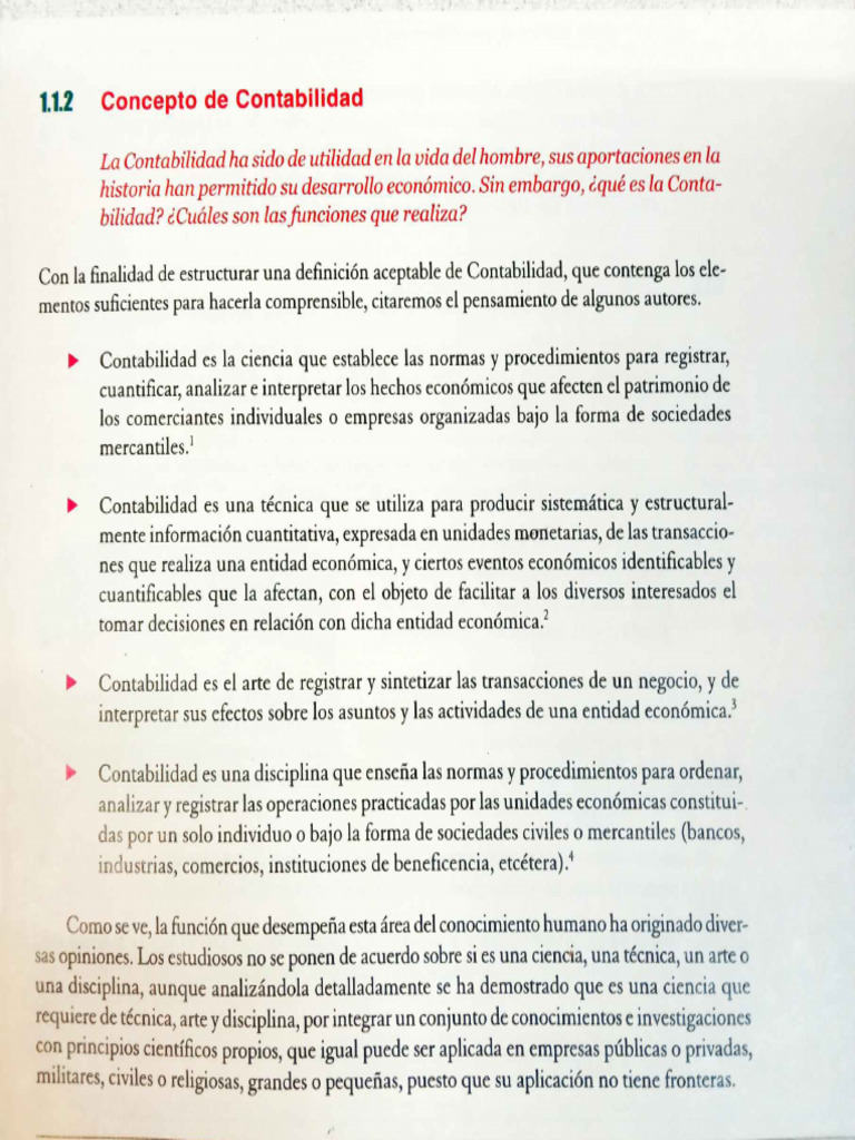 Definición y Objetivos de la Contabilidad | PDF | Contabilidad | Economias