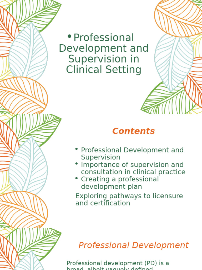 Clinical Supervision & Development Guide | PDF | Psychologist ...