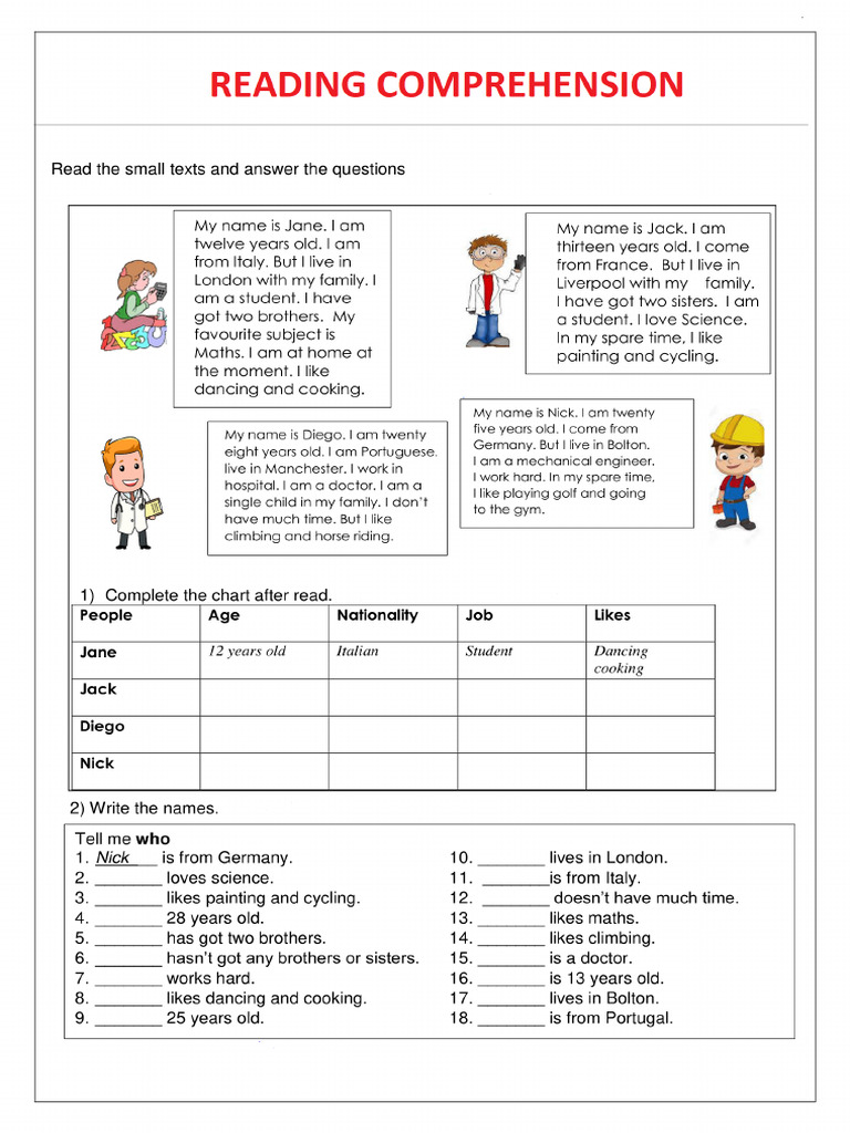 Reading - Kids 7 | PDF