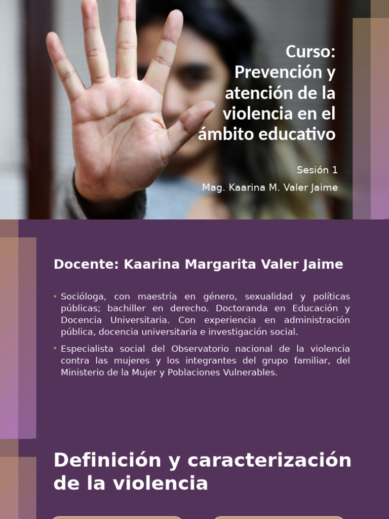 Prevención de la Violencia en Educación | PDF | Violencia | Violencia ...