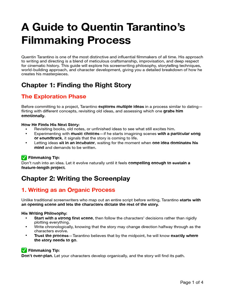 Screenwriting Tip: Tarantino, Sorkin, And Dialogue As Purpose – BGZD