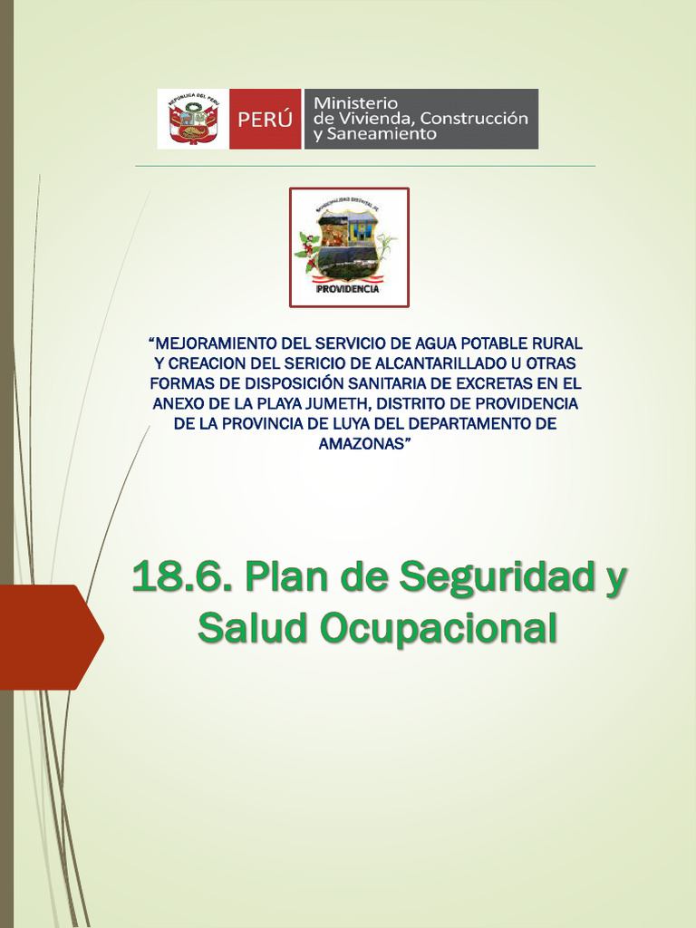 18.6. Plan de Seguridad y Salud Ocupacional ok-1 | PDF | Seguridad y ...