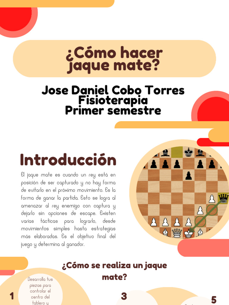 Cómo hacer jaque mate en ajedrez | PDF | Ajedrez | Juegos de estrategia ...