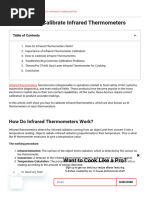 Calibrating Thermometers: Ice-Point Method | PDF | Thermometer ...