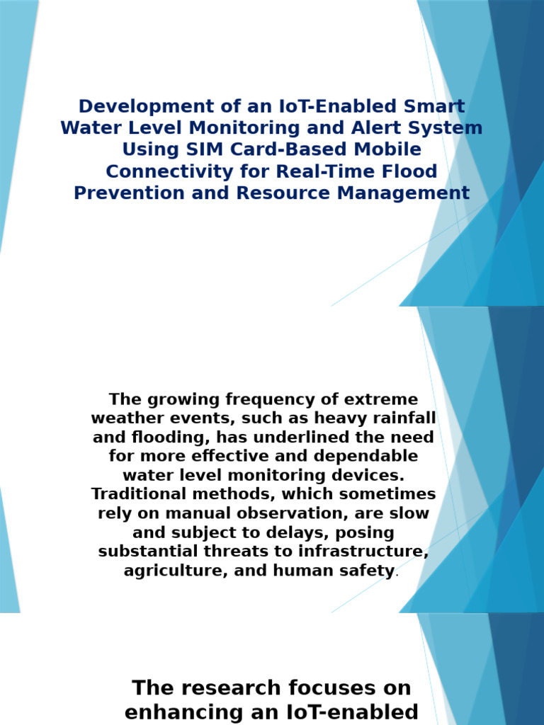 IoT Smart Water Level Monitoring System | PDF