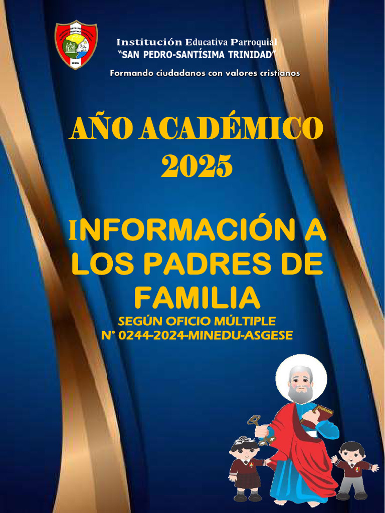 2024-Informacion para Los Padres Ano 2025 | PDF | Plan de estudios ...