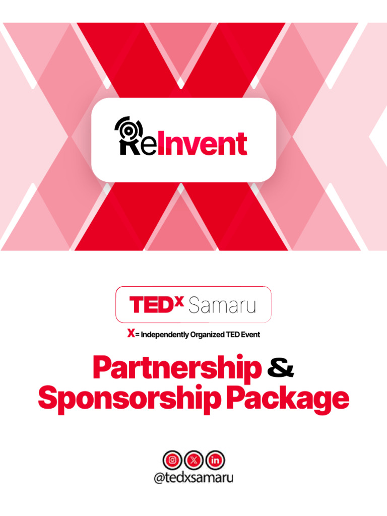 TEDx Samaru Sponsorship Package Guide | PDF