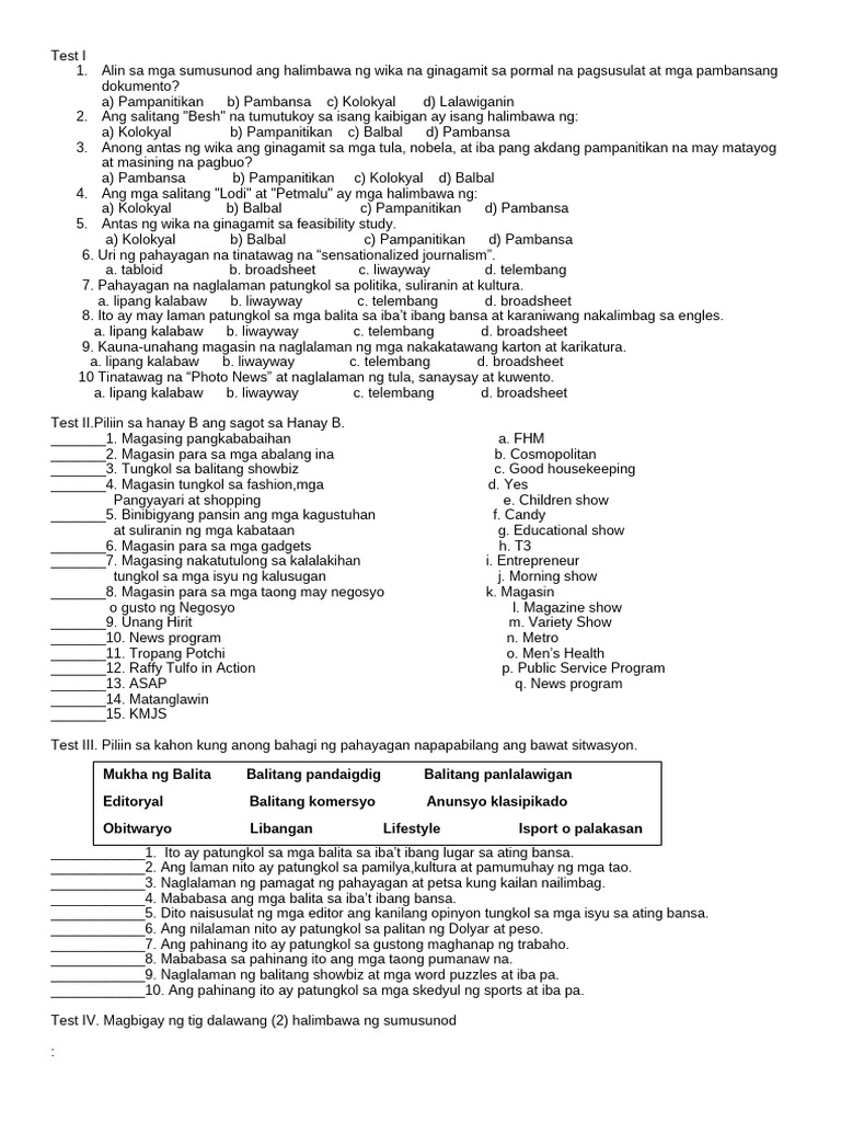 Summative Fil | PDF