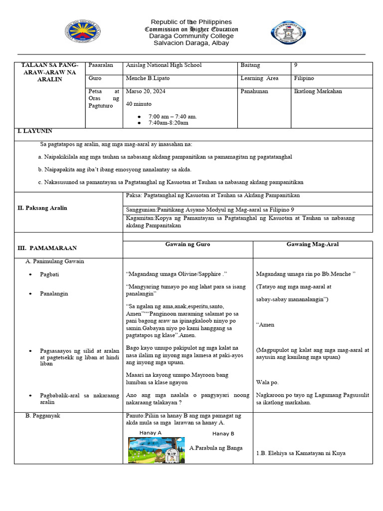 LP Pagtatanghal | PDF