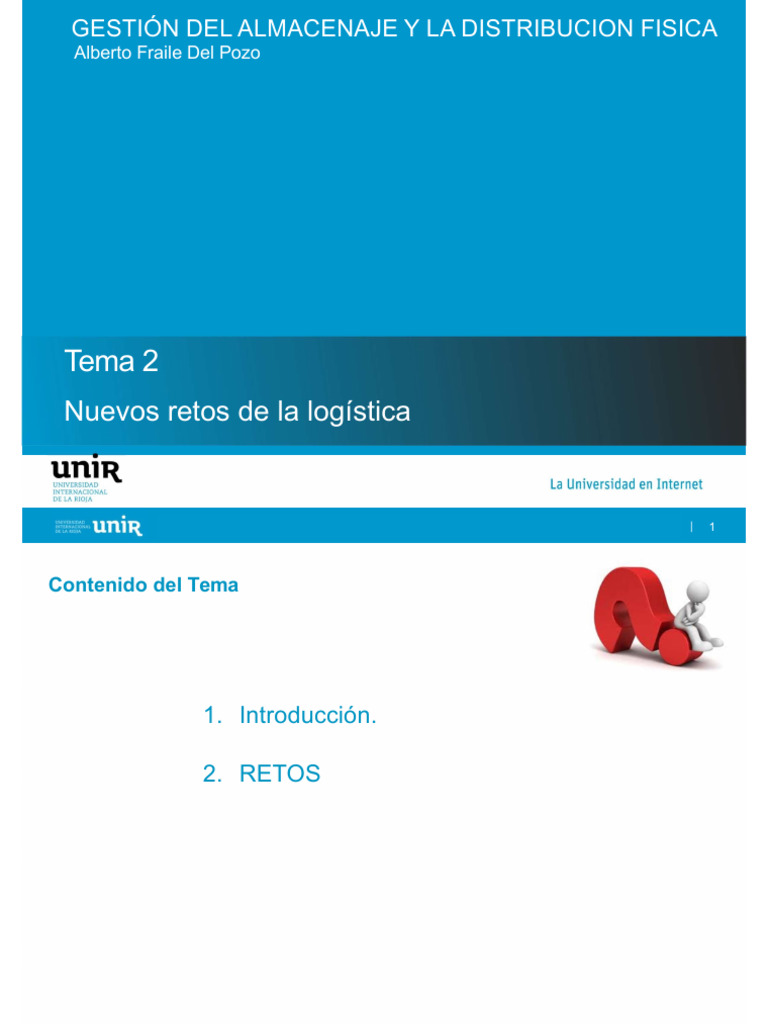 Retos en Logística y Distribución Física | PDF | Logística | Cadena de ...