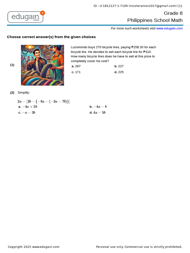 Grade8 1812127 1 7109.q | PDF