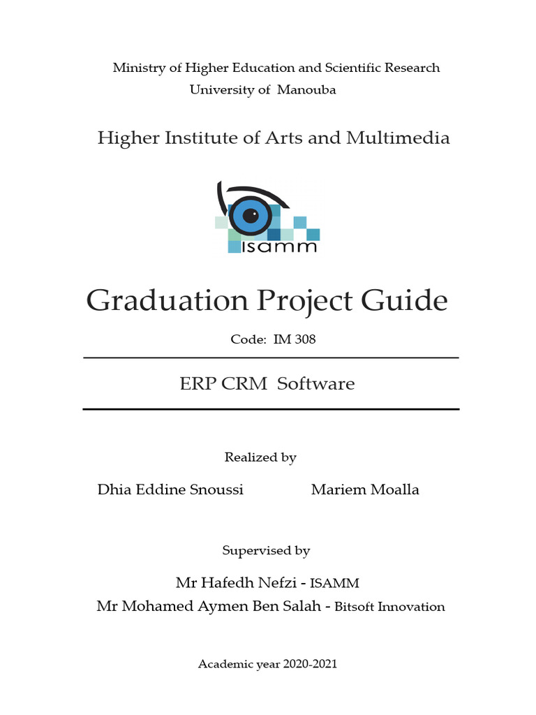 ERP CRM Software Graduation Project | PDF | Cloud Computing ...