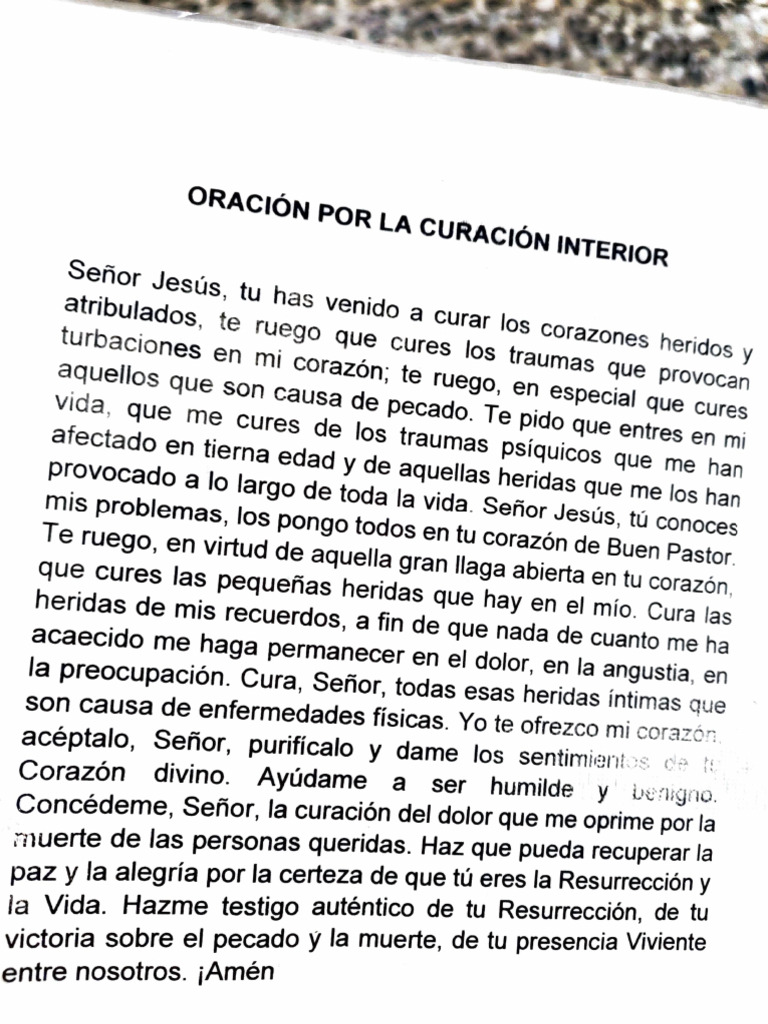 Oración de Liberación y Sanacion | PDF