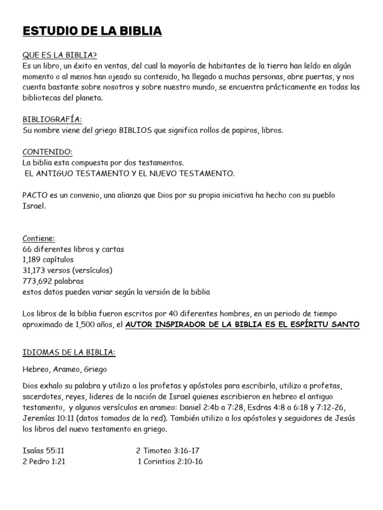 Estudio Completo de la Biblia | PDF | Pablo el apóstol | Biblia