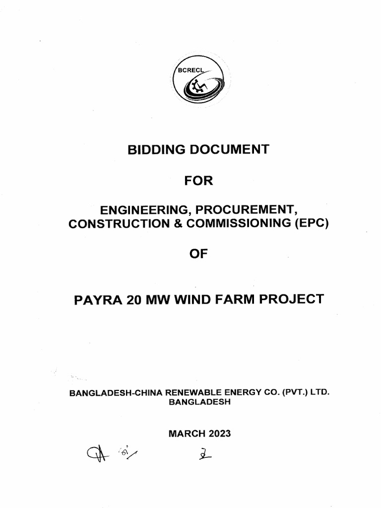 20 MW Wind Farm | PDF