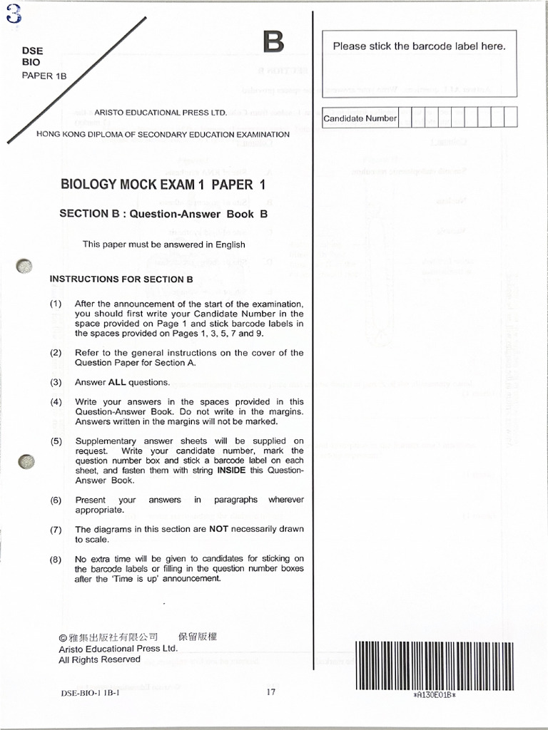 Set 1 Paper 1B | PDF