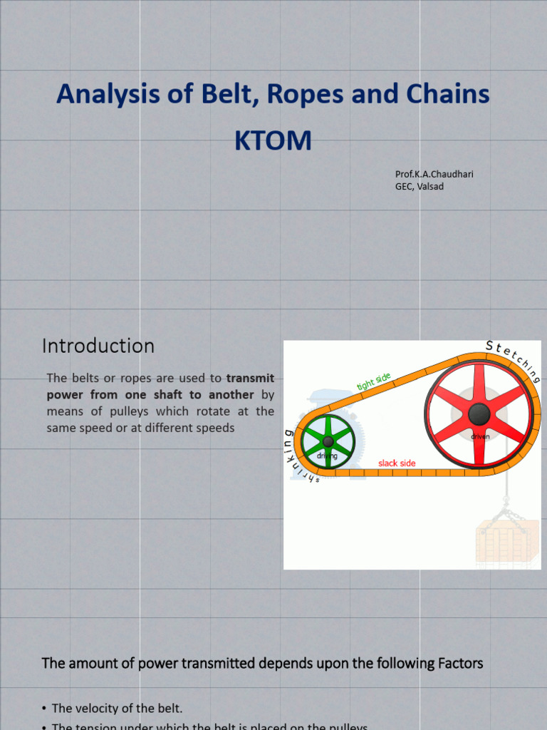 Belt and Pulley System Analysis | PDF | Belt (Mechanical) | Mechanical ...