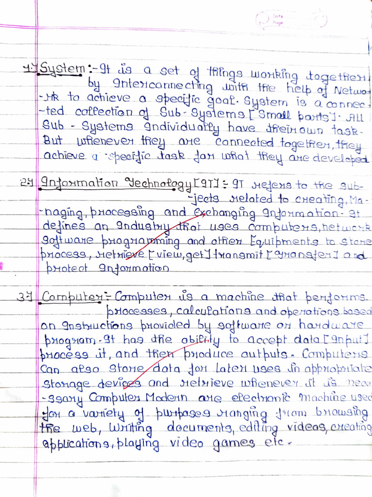 Computer Fundamental Full Notes | PDF