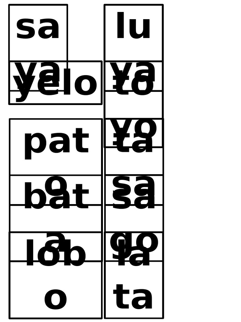 Words For Object Hunt | PDF