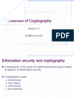 Overview of Cryptography: Jeong H. Yi Jhyi@ics - Uci.edu