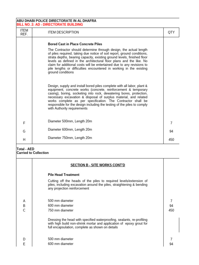 Copy Of Pile Pdf Deep Foundation Concrete