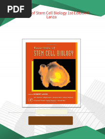 Essentials of Stem Cell Biology 1st Edition R Lanza - The 2025 ebook edition is available with updated content
