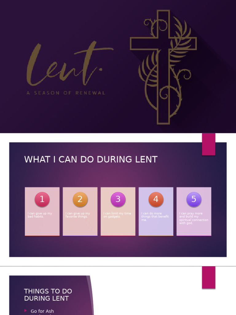 Lent: Practices for Spiritual Growth | PDF