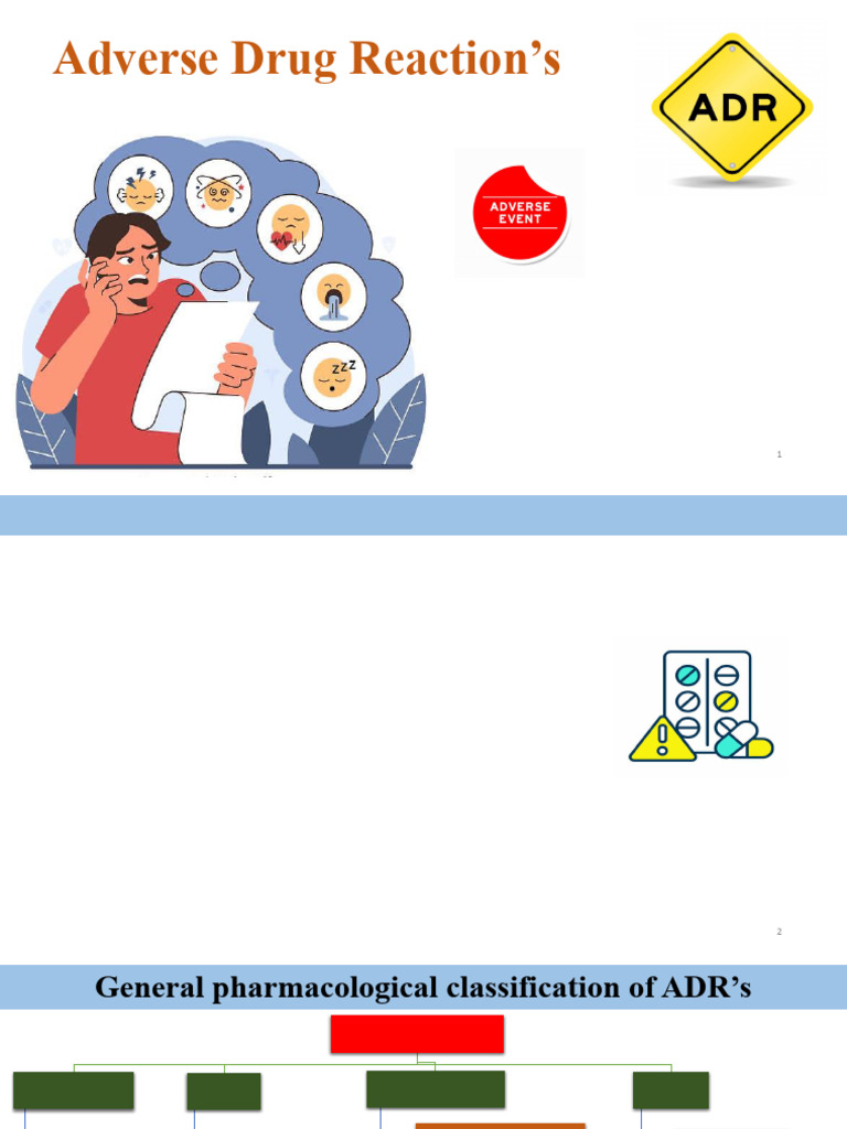 Understanding Adverse Drug Reactions | PDF | Clinical Trial | Phases Of ...