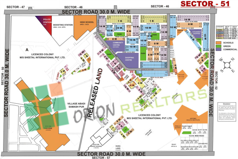 Sector 51 Map | PDF