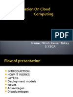 A Presentation on Cloud Computing