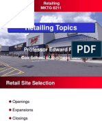 Retailing Topics: Professor Edward Fox