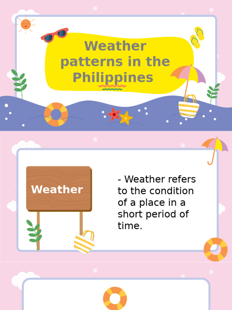 Philippines Weather Patterns Overview | PDF | Wet Season | Rain