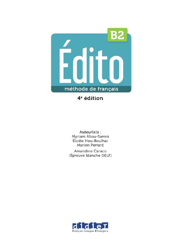 Edito b2 | PDF