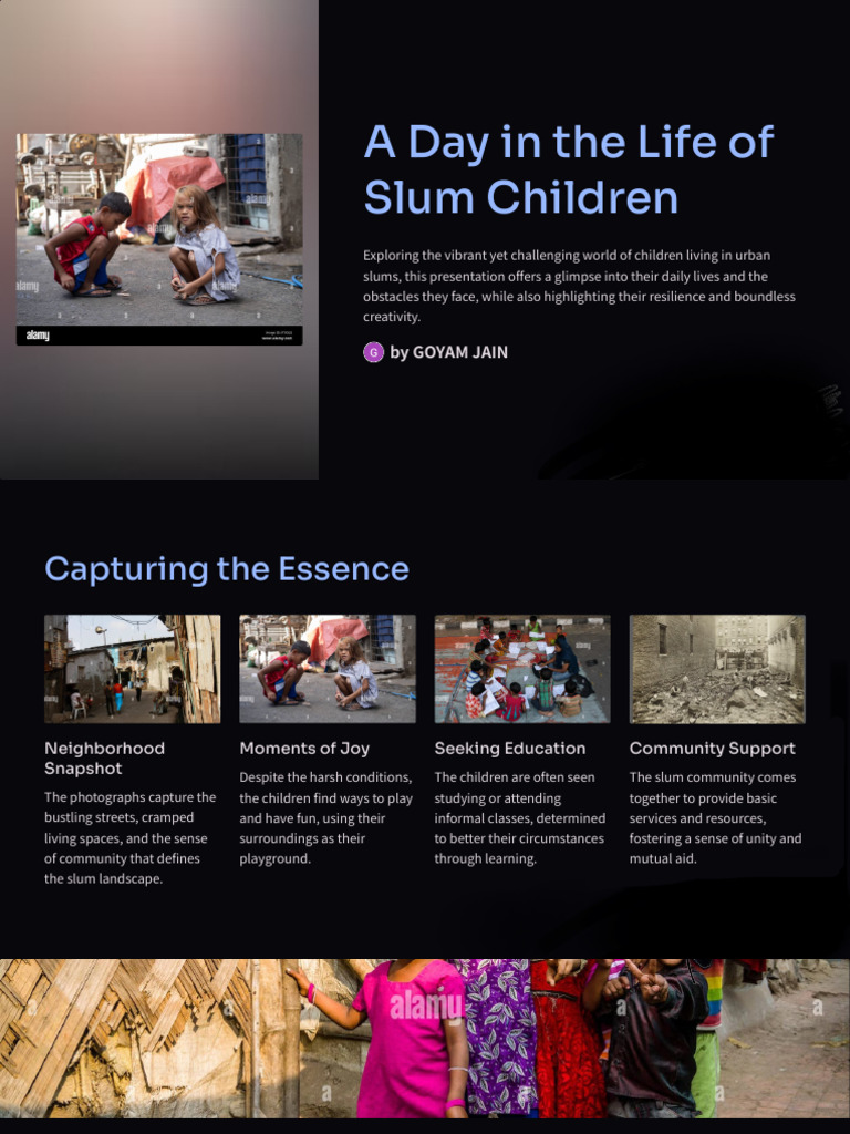 Life and Resilience of Slum Children | PDF | Slum