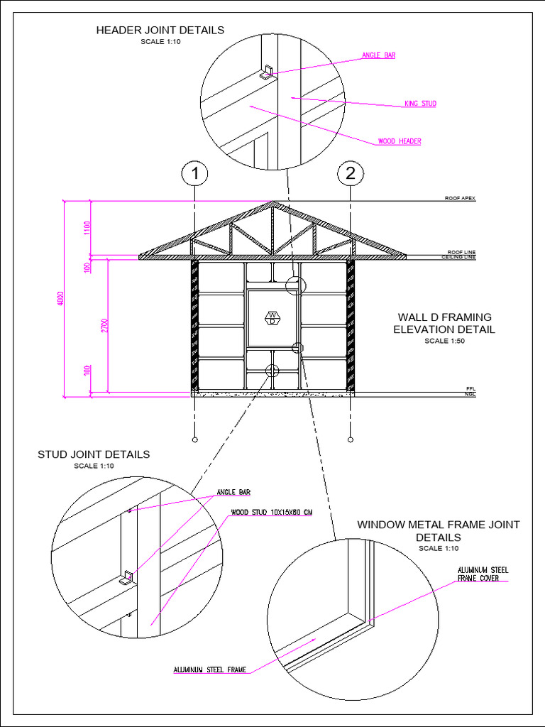 Hip Roof Framing Plan Details | PDF