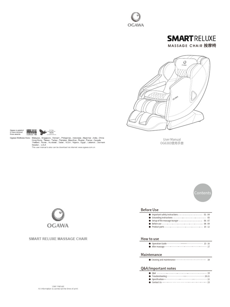 OG-6383 - Smart Reluxe - User Manual | PDF | Electrical Connector | Ac ...