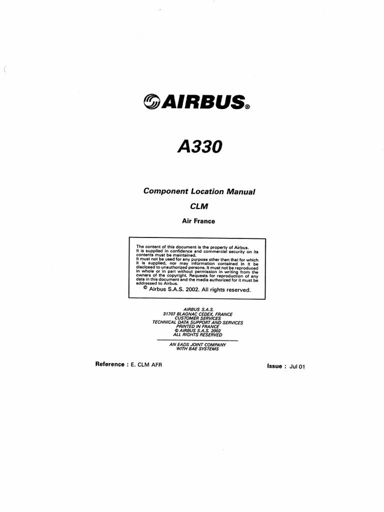 Airbus A330 intelligence overview